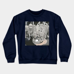 PUPPIES AND CAT Crewneck Sweatshirt